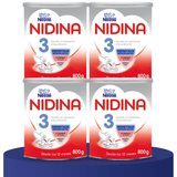 Nestlé NIDINA 3 Leche en Polvo Bebé, Leche de Credimiento indicada para Bebés desde los 12 Meses, Contiene Bífidus Lactis, DHA, Hierro, Zinc y Vitaminas A, C y D, 800g por Bote