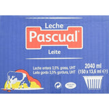 PASCUAL Leche Entera Monodosis, Caja de 150 Tarrinas de 14 ml, Monodosis, Sin necesidad de Refrigeración