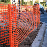 Valla de Jardín, Rollo de 1 metro de Alto por 50 metros de Longitud. Valla de Construcción, Valla Delimitadora, Vallas para Animales de Granja, Red Protectora de Plástico Ajustable y Cortable