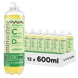 VIWA VitaminWater & Tea, Bebidas Refrescantes con Vitaminas y Minerales, 600ml, Pack de 12