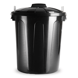 Cubo Basura Cocina 51 Litros con Tapa, Hecho con Materiales Resistentes y Duraderos, Gran Capacidad, Sellado de Olores, Fácil de Limpiar, Ideal para el Hogar, Oficina o Exteriores