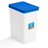 Cubo Basura Cocina de Plástico Resistente, 30L, Cubos de Basura Reciclaje