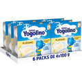 NESTLÉ Yogolino Plátano, Yogur Infantil a partir de los 8 Meses, Sin Gluten, 4 Tarrinas de 100g por Paquete