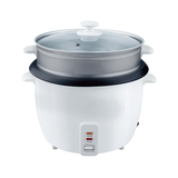 Hervidor de Arroz de Gran Capacidad, Arrocera con Función de Cocinar o Calentar, Contenedor Interno con Recubrimiento Antiadherente, Tapa de Vidrio Transparente, Indicador luminoso
