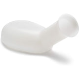 Orinal Portátil Hombre, Orinal Hombre Orinal Adulto ideal para Personas que deban Permancecer en cama o que no puedan Levantarse, Diseño Anatómico de Botella, Diámetro Interno: 48.5 mm, Capacidad total de 1 Litro