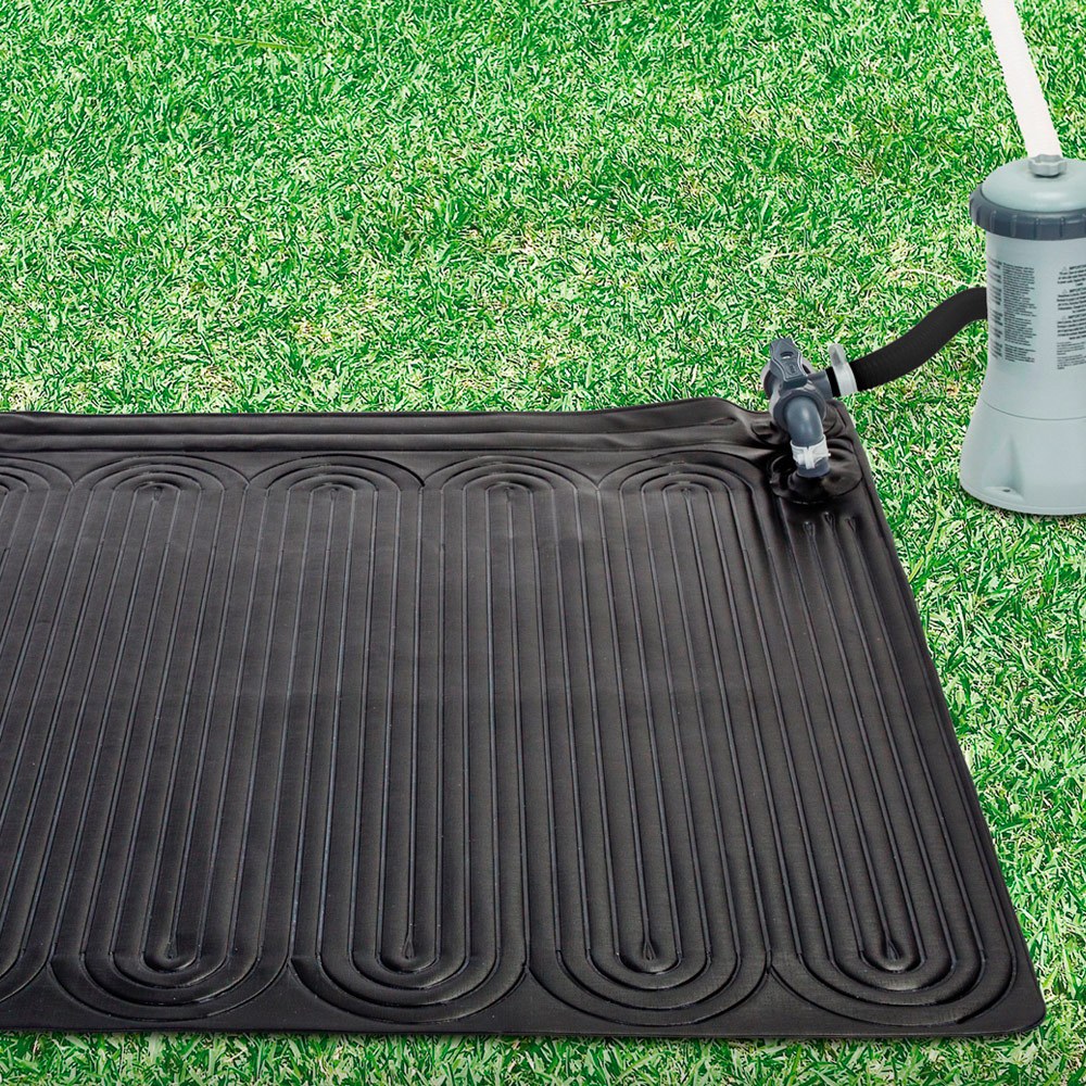 Calentador Agua Piscina Solar 120cm, Aumenta la Temperatura del Agua entre 3º y 5º, Compatible con Filtración de hasta 7,5 m3/h, con Bombas de Filtro de hasta 1/3 HP o Caudal de Bomba de < 2000 gal/h, Fácil de Vaciar y Almacenar, Resistente a Rayos UV