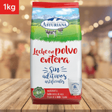 Central Lechera Asturiana Leche en Polvo Entera, Sin Aditivos Artificiales, 1kg
