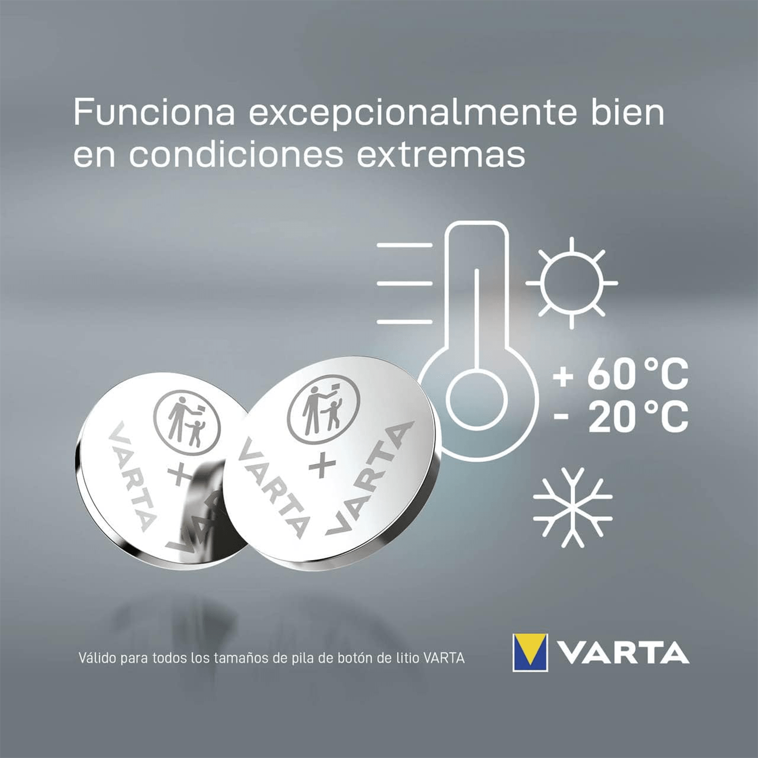Pilas Boton CR2025 de Litio de Alto Rendimiento, Larga Duración, Ideal para Relojes, Controles Remotos, Calculadoras, Básculas, Audífonos, Juguetes y Otros Dispositivos Pequeños - VARTA