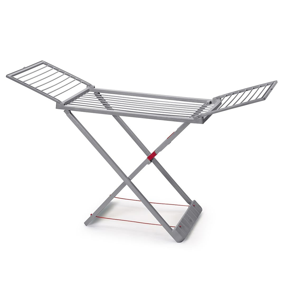 Tendedero Plegable con Alas, 20 Metros de Superficie de Tendido, Hecho de Resina Resistente al Sol y a la Intemperie, 180 x 108 x 55 cm