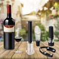 Set Abrebotellas Vino por Presión de Aire, Fácil y Rápido de Usar, Incluye Cortador, Sacaracorchos, Vertedor y Tapón