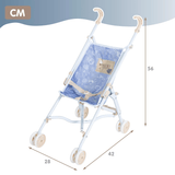 Silla de Juguete para Niños, Silla Plegable con Cinturón para Sujetas al Muñeco, Ideal para Muñecas de 30 y 40cm, Fomenta la Imaginación, la Afectividad y la Sociabilidad, 28 x 42 x 56 cm