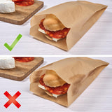 Albal Bolsas de Papel para Bocadillos, Papel Antigrasa, Duraderas y Confiables, Mantiene los Bocadillos y Sandwiches Frescos Durante más Tiempo, Bolsas Kraft de 27x12x5cm, 120/240 Bolsas