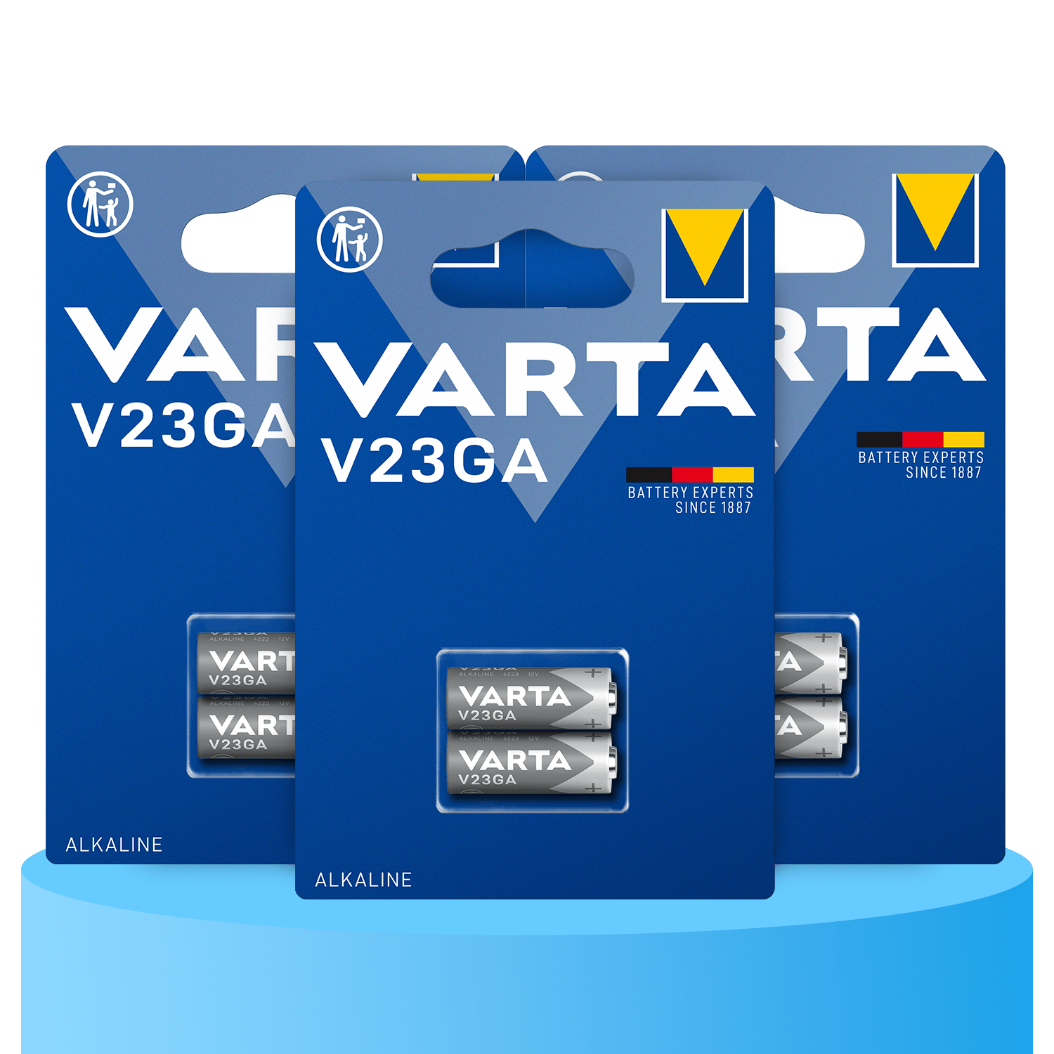 Pilas V23GA Alcalina de Alto Rendimiento, Larga Duración, Para Uso Diario, Ideal para Relojes, Alarmas, Cámaras de Fotos, Calculadoras, Mandos a Garaje, Rastreadores y Otros Dispositivos Pequeños - VARTA