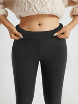 Leggins Térmicos Mujer con Forro de Felpa, Elásticos, Calientes y Acogedores