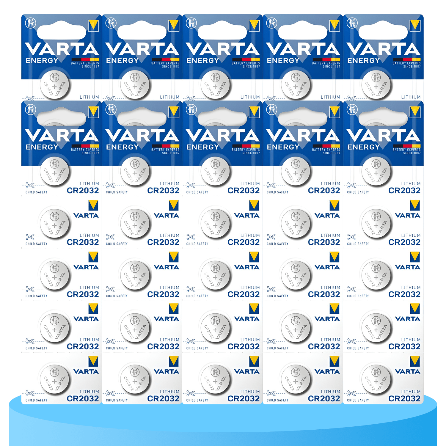 Pilas Boton CR2032 de Litio de Alto Rendimiento, Larga Duración, Ideal para Relojes, Controles Remotos, Calculadoras, Básculas, Audífonos, Juguetes y Otros Dispositivos Pequeños - VARTA