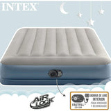 INTEX Colchón Hinchable, Colchon Inflable, Rápido Hinchado, Alta Resistencia con Extra de Firmeza, Comodidad y Durabilidad, Apto para Interior y Exterior, Hecho de Miles de Fibras de Poliéster que no se Estiran ni por el Tiempo ni por el Uso