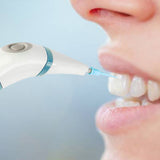 Limpiador Interdental, Cabezal Desmontable, Limpieza Eficaz, Ideal para Completar la Limpieza Dental, Puntas Desechables de Nylon, Tamaño Compacto, Funciona con 1 Pila AA