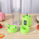 Licuadora Portatil Zumos y Batidos, Batidora para Frutas y Verduras, 6 Cuchillas de Acero, Vaso de 380ml de Capacidad, Ideal para Llevar, Cable de Carga USB, Batería de 800 mAh, 22000 RPM