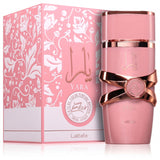 Lattafa Yara Elixir Eau de Parfum, Perfume Árabe para Mujer de Aroma Dulce y Frutal con Notas de Fresa, Vainilla, Caramelo y Ámbar, 100 ml