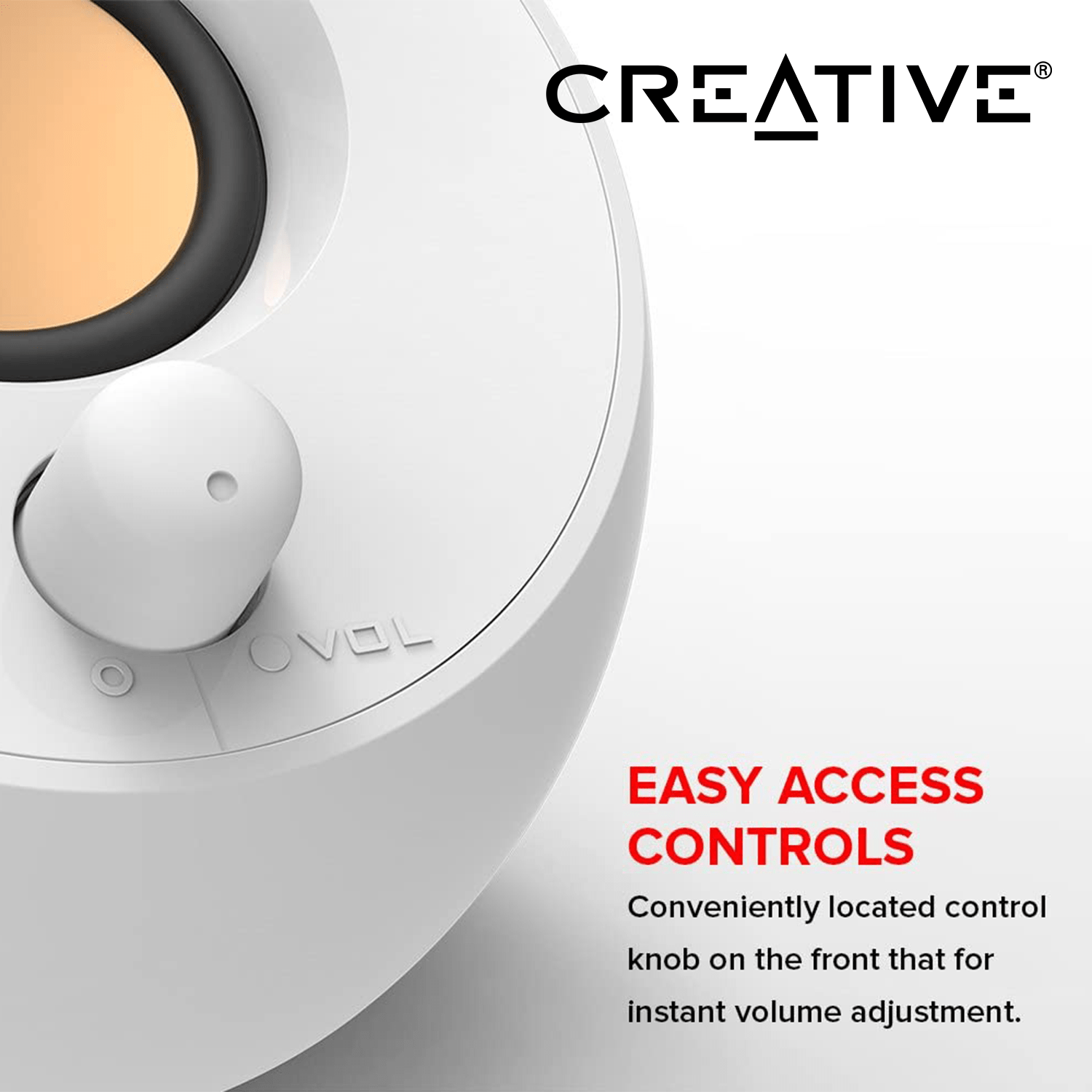 CREATIVE Set de Altavoces Ordenador 2.0, para Ordenador Portatil y Oficina, Alámbrico 3,5 mm, 4,4 W, 100 - 17000 Hz, Creative Labs Pebble