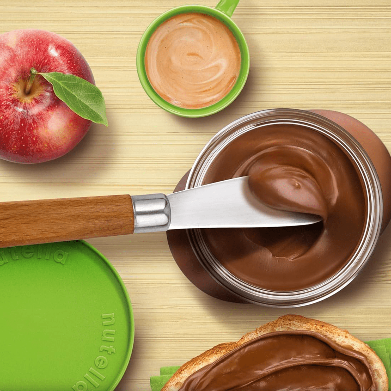 Ferrero Nutella Vegetal Plant-Based, Crema de Avellanas y Cacao para Untar, Vegana, Sin Lactosa, Sin Gluten, Ideal para el Desayuno de Veganos y Personas Intolerantes a la Lactosa, 350g por Tarro