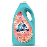 La Antigua Lavandera Detergente Líquido Flor de Lis, para Lavado y Cuidado de la Ropa, Ayuda a Mantener los Colores y la Suavidad con Fresco Aroma Floral, 90 Lavados