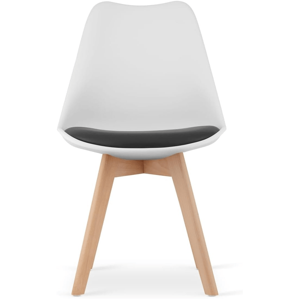 1/2/4/6 Unidad Sillas para Comedor, Sillas para Cocina con Asiento Blando, Tapizado y Patas Resistentes de Madera de Haya, Sillas Nórdicas