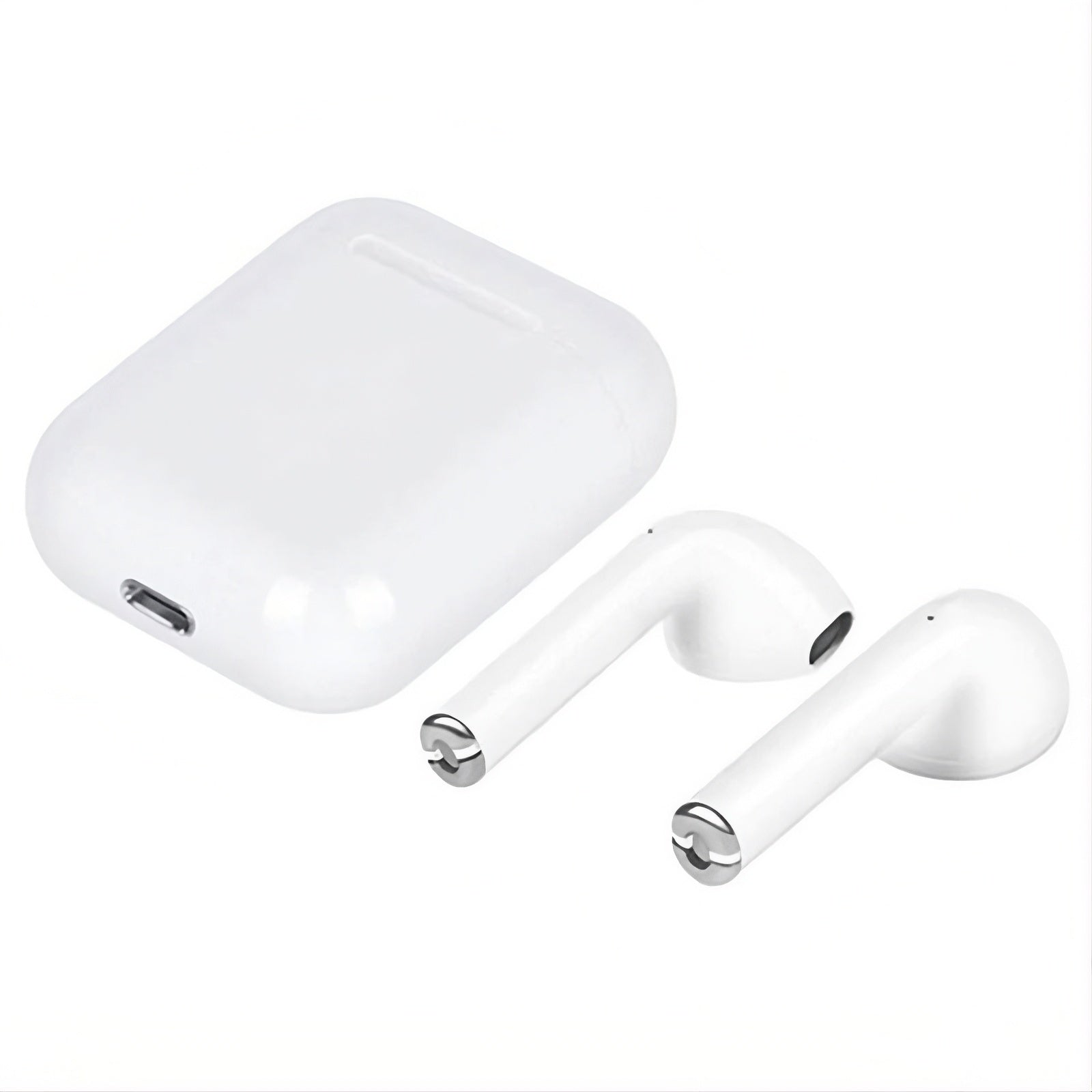 Auriculares Inalambricos de Bluetooth con Estuche de Carga, Distancia de Transmisión: 20 metros, +3h de Tiempo de Uso, Carga USB, Control táctil, Capacidad de Batería de los Auriculares: 30mAh, Capacidad de Batería del Compartimento de Carga: 200mAh