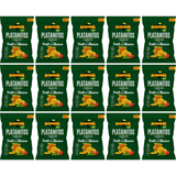 Amazonia Platanitos Sabor Tomate y Albahaca, Chips de Platano Sin GLuten, Sin Colorantes ni Conservantes, 75g cada Paquete