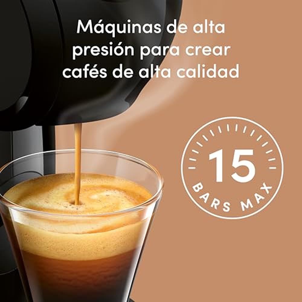 Nescafé Dolce Gusto, Café Cortado Espresso Macchiato, Intensidad 8, 16/48/96 Cápsulas