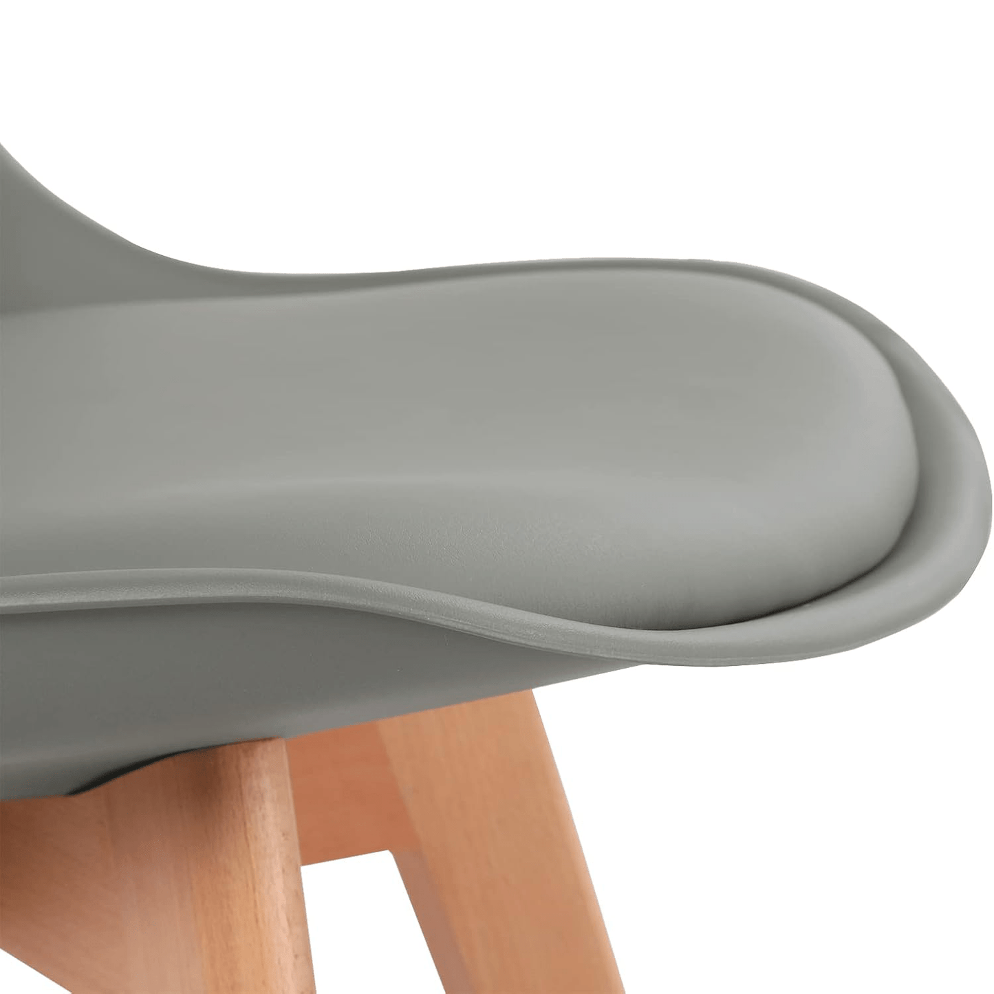 1/2/4/6 Unidad Sillas para Comedor, Sillas para Cocina con Asiento Blando, Tapizado y Patas Resistentes de Madera de Haya, Sillas Nórdicas