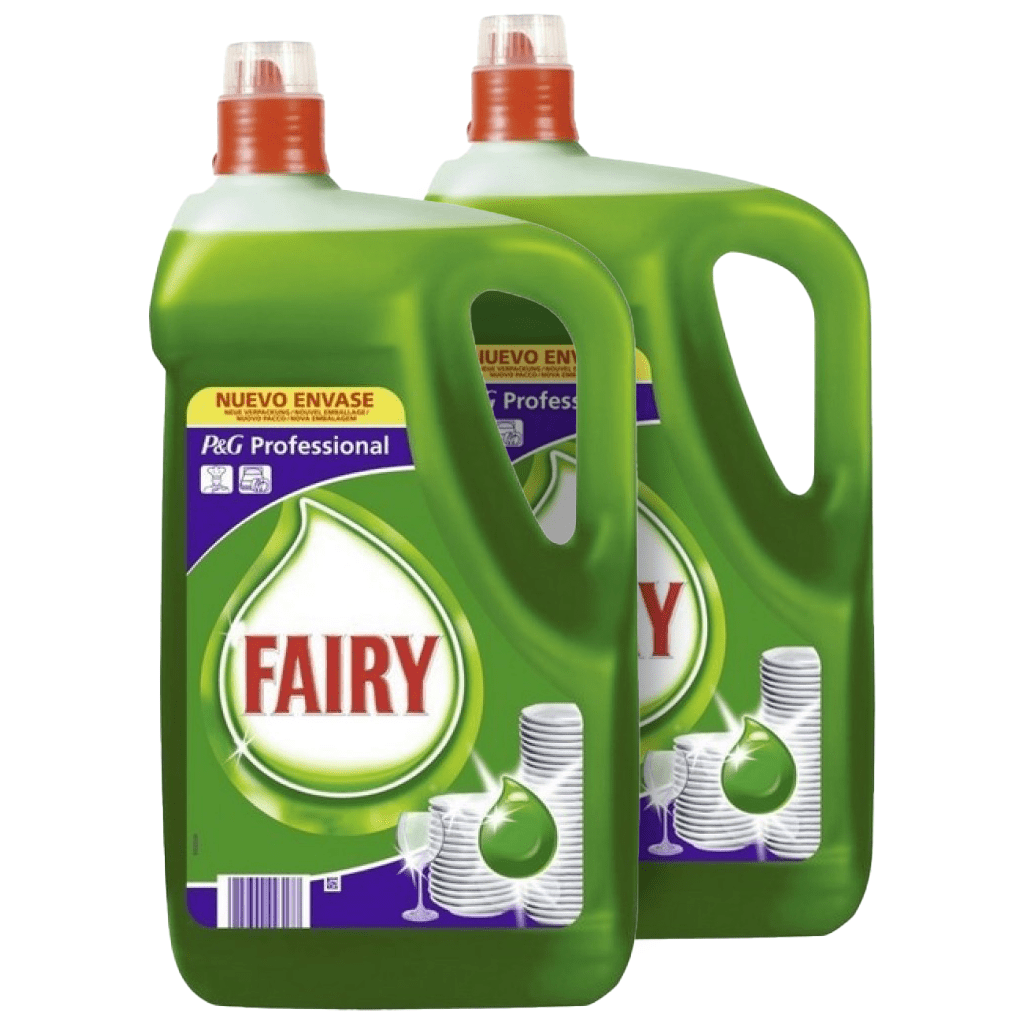 Fairy Professional, Lavavajillas a Mano, Detergente Líquido Concentrado, Fácil Fregado y Aclarado, Disuelve la Grasa con Facilidad