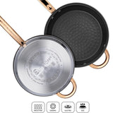 Batería de Cocina 12 Piezas, Juego de Ollas, Cazo y Sartén de Acero Inoxidable, Tapas Incluidas, Apto para Lavavajillas, Apto para Cocina Eléctrica, Gas, Vitrocerámica e Inducción