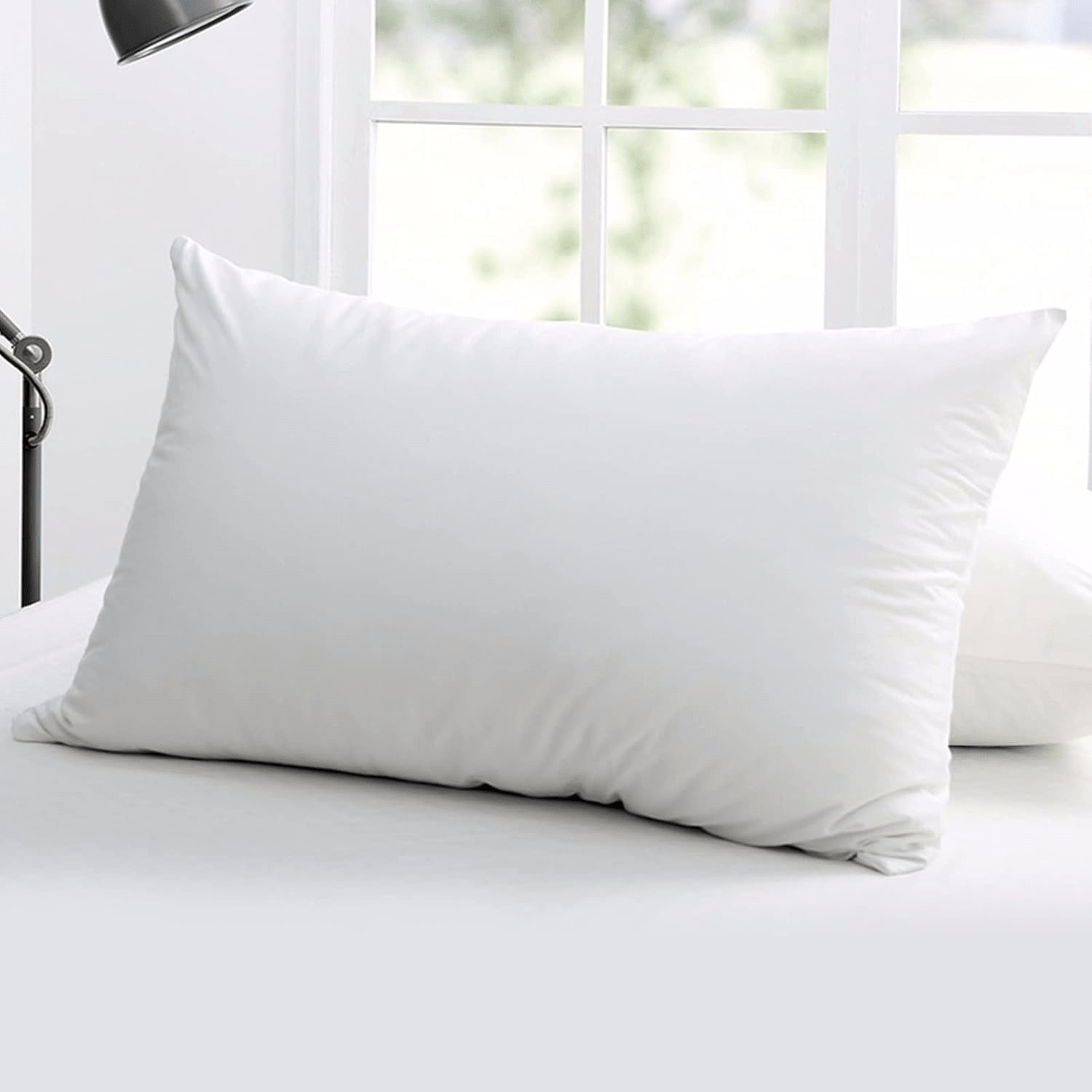 Almohada para Dormir de Fibra Siliconada, Antialérgica, Fibra Hueca de Alta Recuperación, Agradable al Tacto, Transpirable y Duradera, Se adapta a la Postura del Sueño