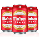 Mahou 5 Estrellas, Cerveza 24 Latas de 330ml, Cerveza Especial Dorada Lager, Sabor 5 Estrellas, 5,5% Volumen de Alcohol