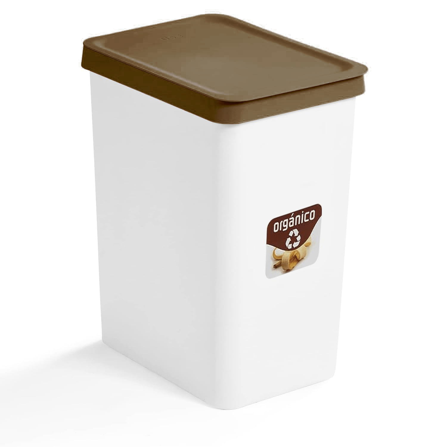 Cubo Basura Cocina de Plástico Resistente, 30L, Cubos de Basura Reciclaje