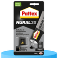 Pattex Nural 30 Sellador para Temperaturas Extremas, Sellador de Juntas Resistente a Altas Temperaturas, Pegamento Especial para Estufas y Chimeneas, 140g