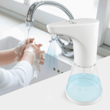 Dispensador Jabon Automático de 500ml, Sensor Automático, 5 Niveles de Dosificación, Ideal para Baño y Cocina, Funciona con 4 Pilas AA (no incluidas), Modo Spray
