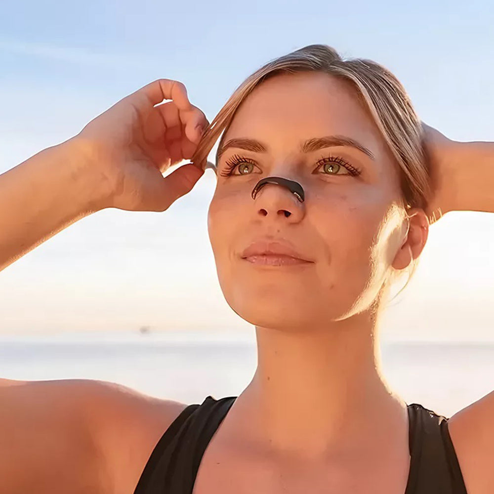 Tiras Nasales Magneticas, 4 Tiras de Diferentes Tallas, 1 Aplicador, 30 Parches, Promueve la Respiración Nasal y Mejora el Ronquido, Ideal para Deportistas