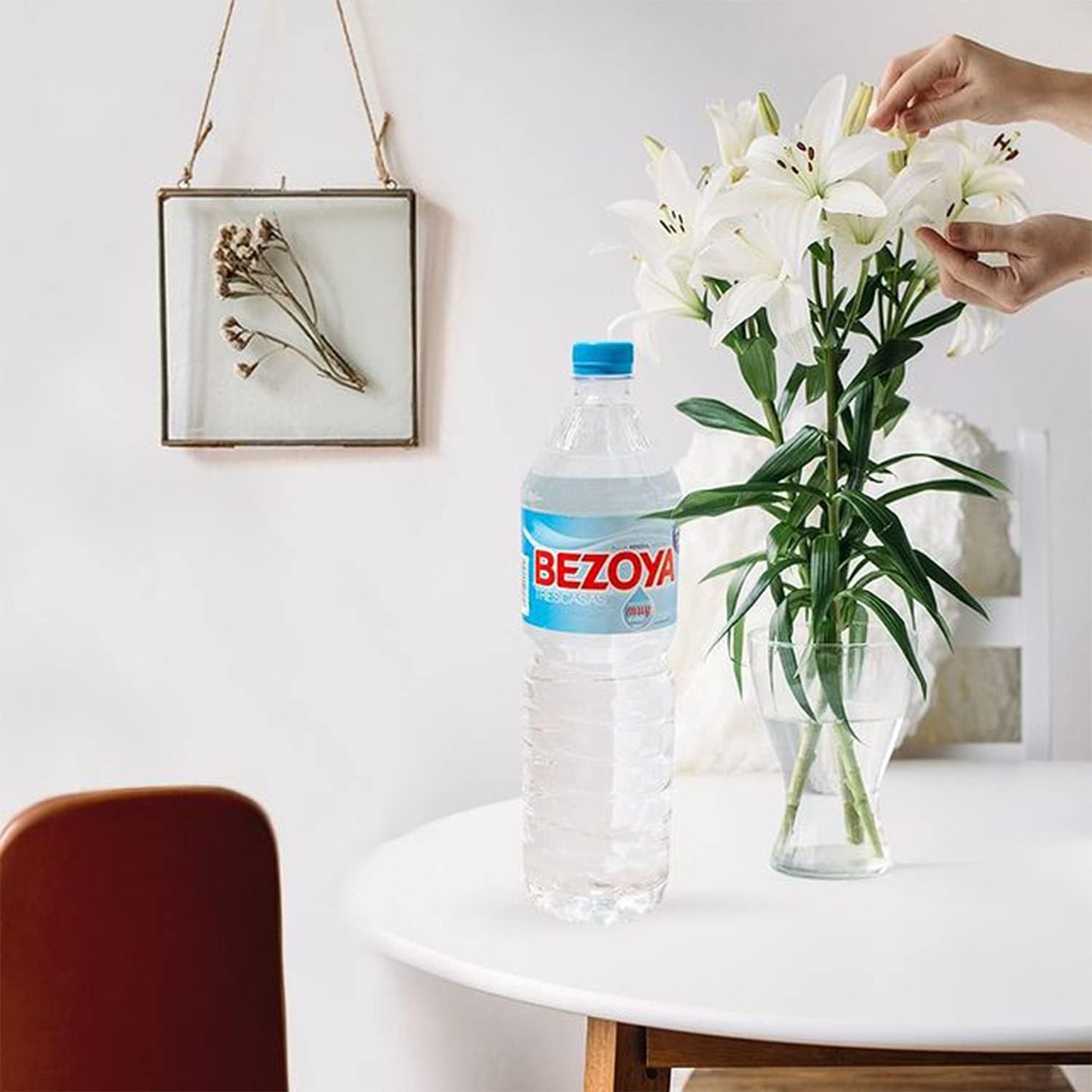 BEZOYA Agua Mineral Natural sin Gas de Mineralización Muy Débil, Máxima Calidad de Agua, Ideal para Hidratarte en Cualquier Situación, 6 Botellas de 1,5L