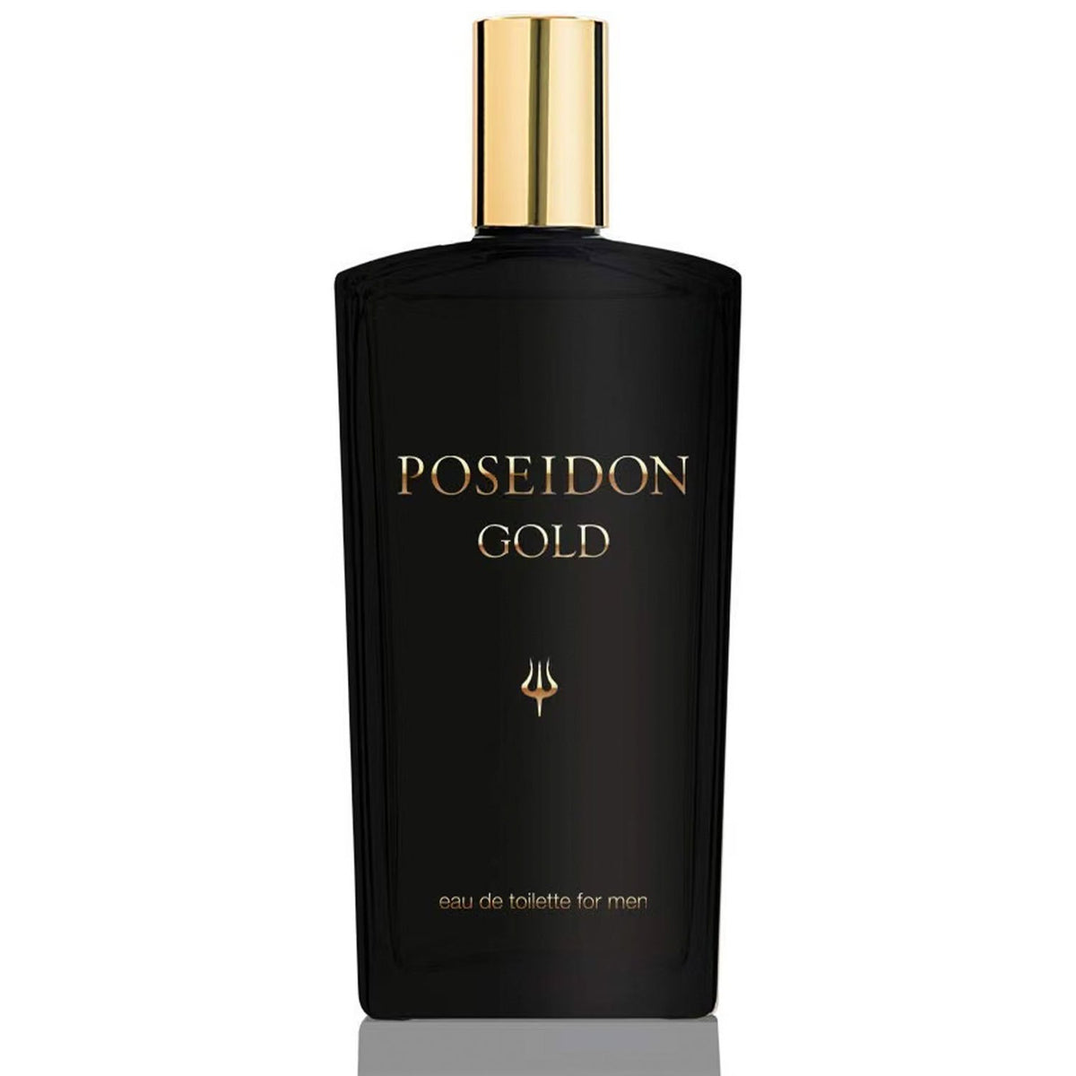 Poseidon Gold Eau de Toilette para Hombre, Perfume de Aroma Cítrico y Especiado con Notas de Mandarina, Menta, Canela, Ámbar y Maderas, 150 ml