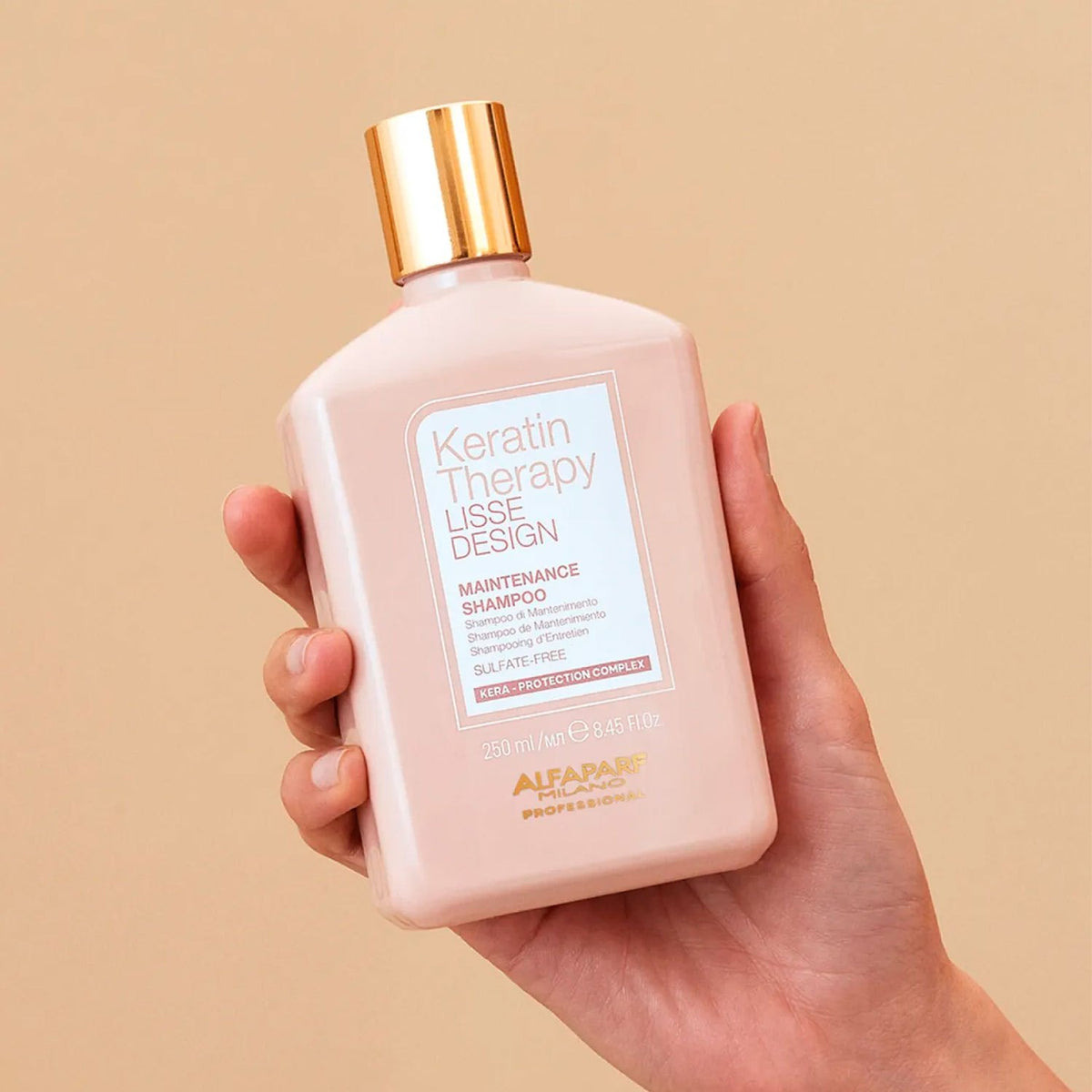 Alfaparf Milano Keratin Therapy, Champú de Mantenimiento para Tratamientos de Queratina, 250 ml