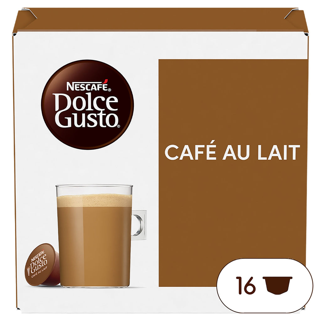 Nescafé Dolce Gusto, Café con Leche, Intensidad 7, 16/48/96 Cápsulas