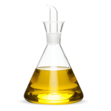Aceitera Antigoteo de Vidrio Resistente, Dispensador de Boquilla Única Sin Goteo, Ideal para Aceite, Vinagre, Aderezos