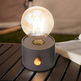 Lámpara Bombilla Decoración, Intensidad Ajustable, 90 Lúmenes, 4 Filamentos, Funciona con 3 Pilas AA (No Incl.)