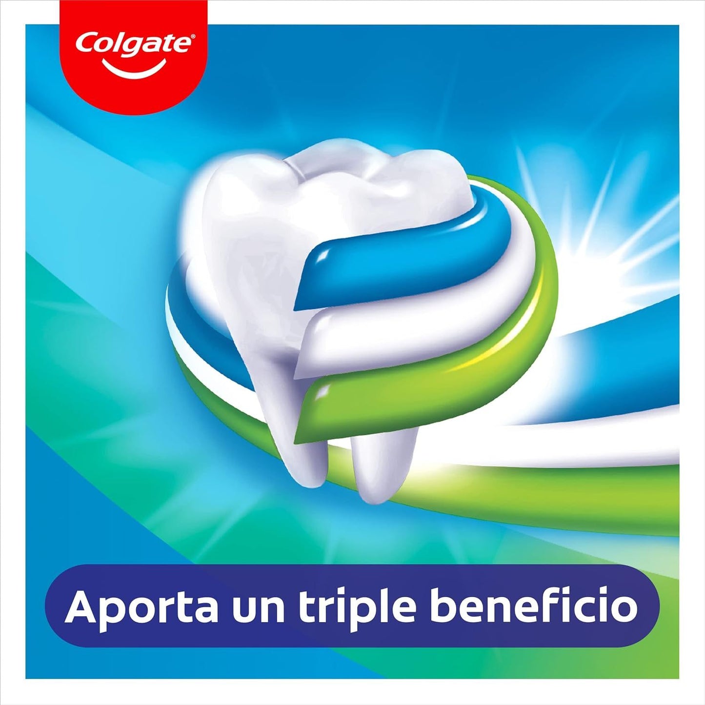 Colgate Triple Acción, Pasta de Dientes, 75ml por Tubo