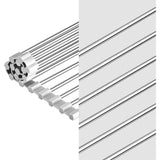 Escurridor de Platos para Fregadero, Escurridor de Platos Enrrollable de Acero Inoxidable, Escurridor Multifuncional sobre Fregadero, Escurridor de Platos Plegable, Colador de Cocina para Frutas y Verdurias, Fácil de Limpiar, Ahorra Espacio, Color Gris