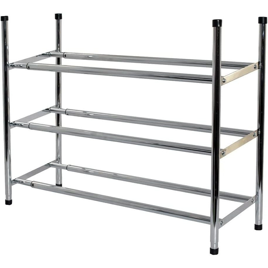 Zapateros Organizador, Zapatero Metal, Diseño Extensible y Apilable, Organizador Zapatos, Zapatero Metálico Ahorra Espacio, Estante para Zapatos ideal para Pasillo, Entrada, Dormitorio, Salón