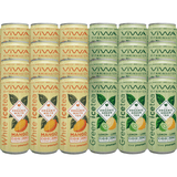 VIWA VitaminWater & Tea, Bebidas Refrescantes con Vitaminas y Minerales, 330ml, Pack de 24