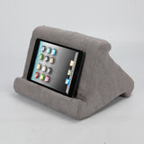 Soporte para Tablet y Móvil de 3 Ángulos para Adaptarse a Cualquier posición y lugar, Soporte Estable Hecho de Goma Espuma con Tejido Muy Suave, 28 x 27 x 20,5 cm